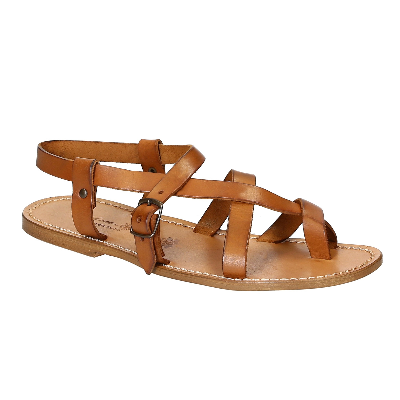 Handgearbeitete Herren-Sandalen im Vintage-Look