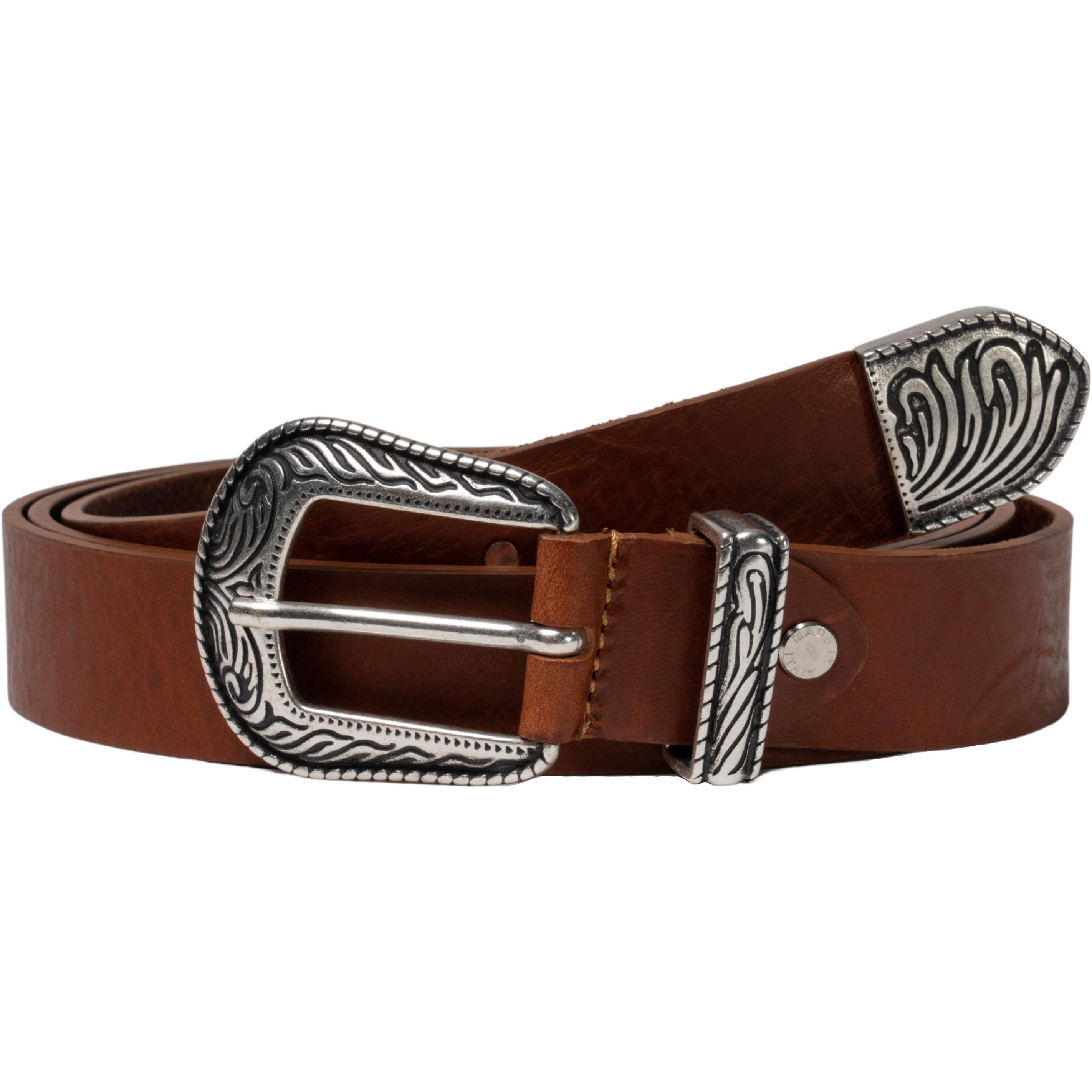 Ceinture en cuir pour femme avec boucle western